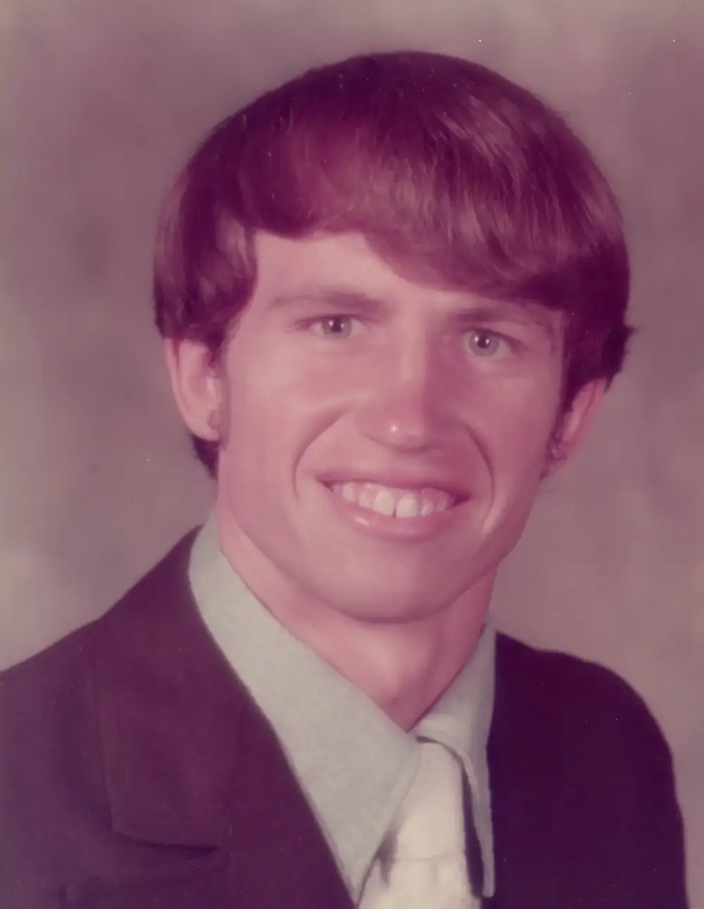 A photograph of Congressman Brady in his senior year of high school
